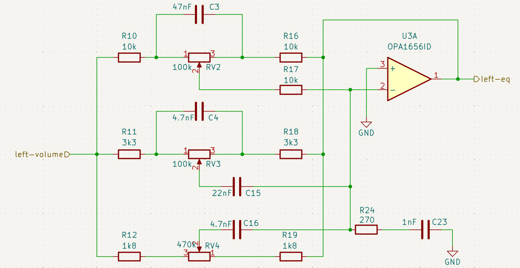 Equalizer Left Schematic image