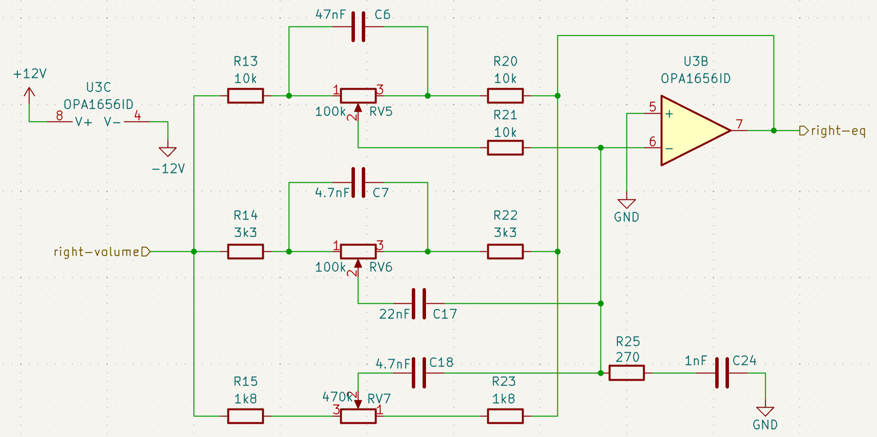 Equalizer Right Schematic image